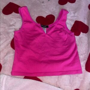 Julia Pink Crop Top